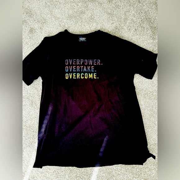 MACEOO TEE RAINBOW BLACK - Picture 1 of 6